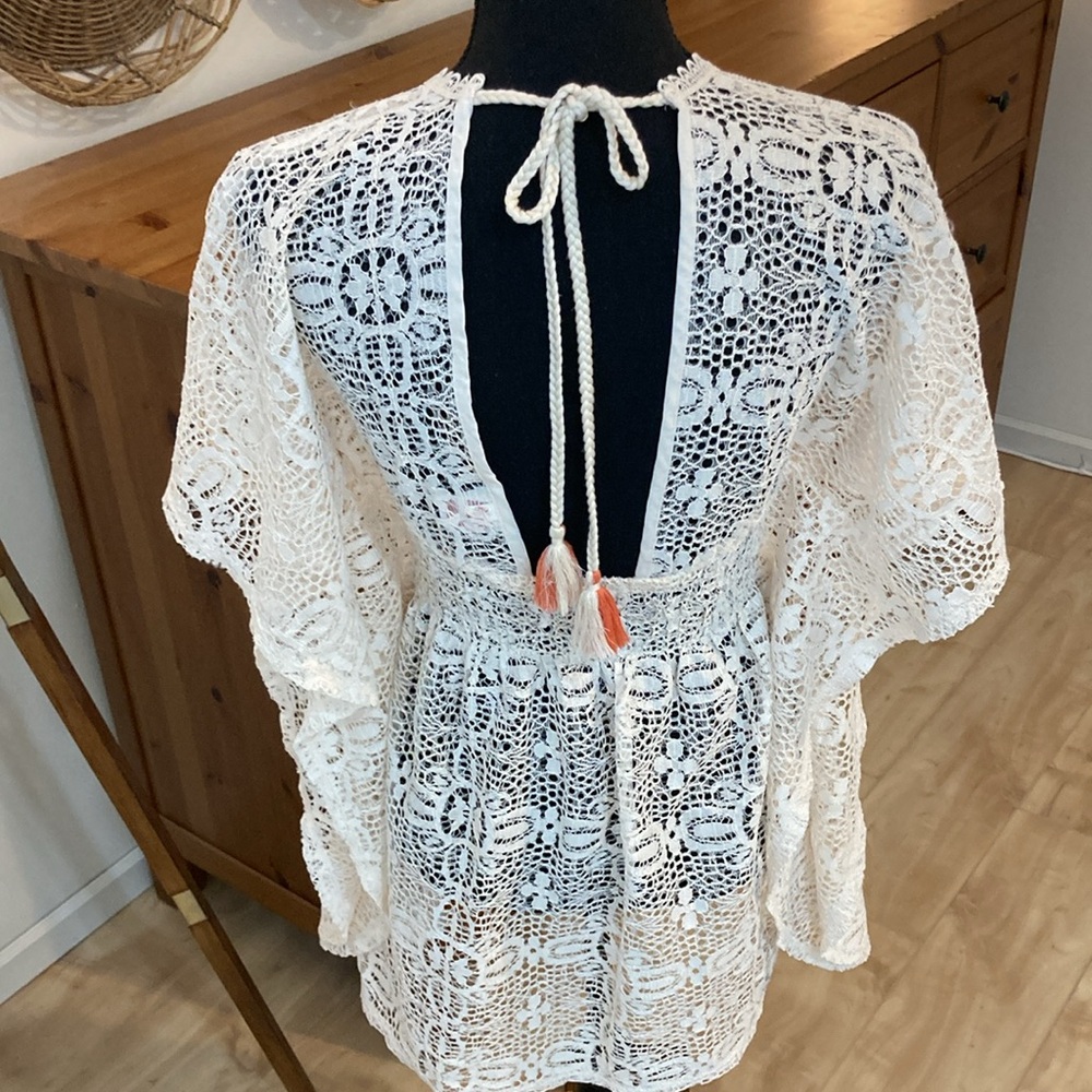 Lace swim cover up - Picture 7 of 13